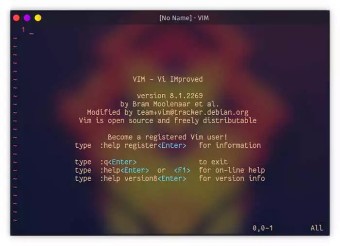  Vim در لینوکس