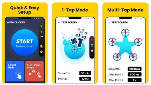 Auto Clicker: Auto Tapper(اتو کلیکر- اتوماتیک تپر)