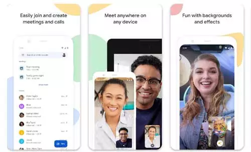 اپلیکیشن گوگل میت google meet