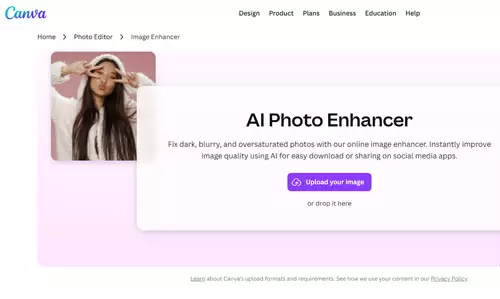 بخش افزایش کیفیت سایت کانوا
