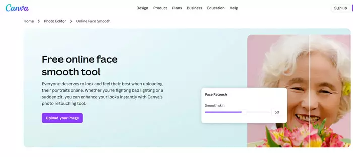 سایت کانوا برای روتوش