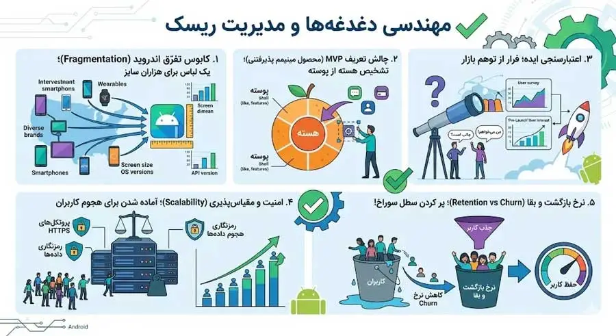 اینفوگرافیک مهندسی دغدغه ها و مدیریت ریسک