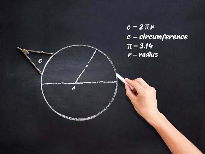 محیط دایره: آموزش 0 تا 100 با فرمول و آنلاین و PDF رایگان