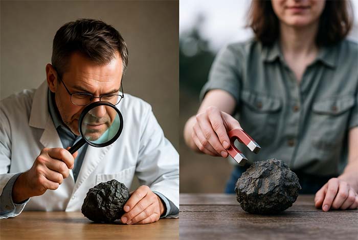 چگونه شهاب سنگ را بشناسیم؟ (با تلویزیون، میخ، یخ، گوشی، لامپ و شیشه)