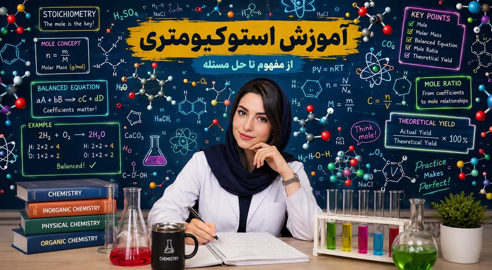 آموزش استوکیومتری و فرمول های آن از 0 تا 100 (و PDF)