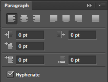 Paragraph Palette