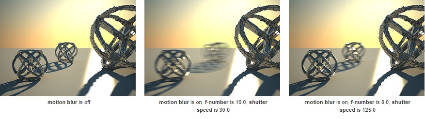 مثالی از Motion Blur -MB