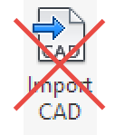 هرگز فایل CAD را وارد نکنید