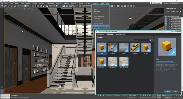 Screenshot of 3ds Max