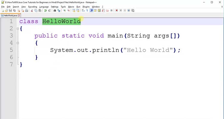 آموزش برنامه Hello World در جاوا (به زبان کاملا ساده)