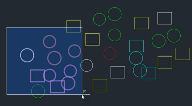 آموزش کامل انتخاب اشیا در اتوکد با ۱۱ روش موثر (تصویری)