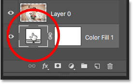 با دوبار کلیک کردن روی color swatch لایه fill رنگ دیگری را برای حاشیه خود انتخاب کنید