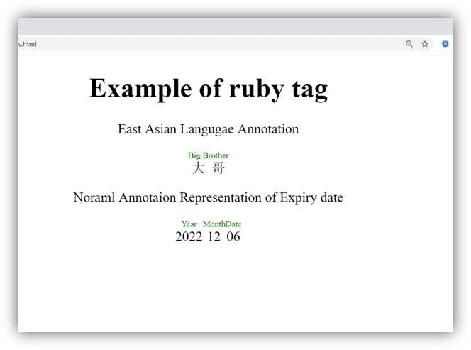 آموزش تگ ruby در HTML به زبان ساده