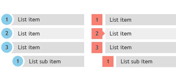 آموزش لیست ها در CSS به زبان ساده
