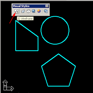 کاراکترهای رسم شده با دستورات مختلف (خطوط) بدون استفاده از دستور Region در نمای Wireframe 2D.