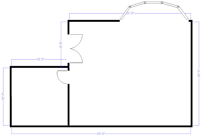 Description: Floor plan measurements