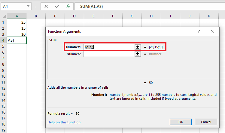 How to Sum Values in Excel