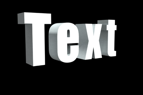 Creating 3D Text Photoshop