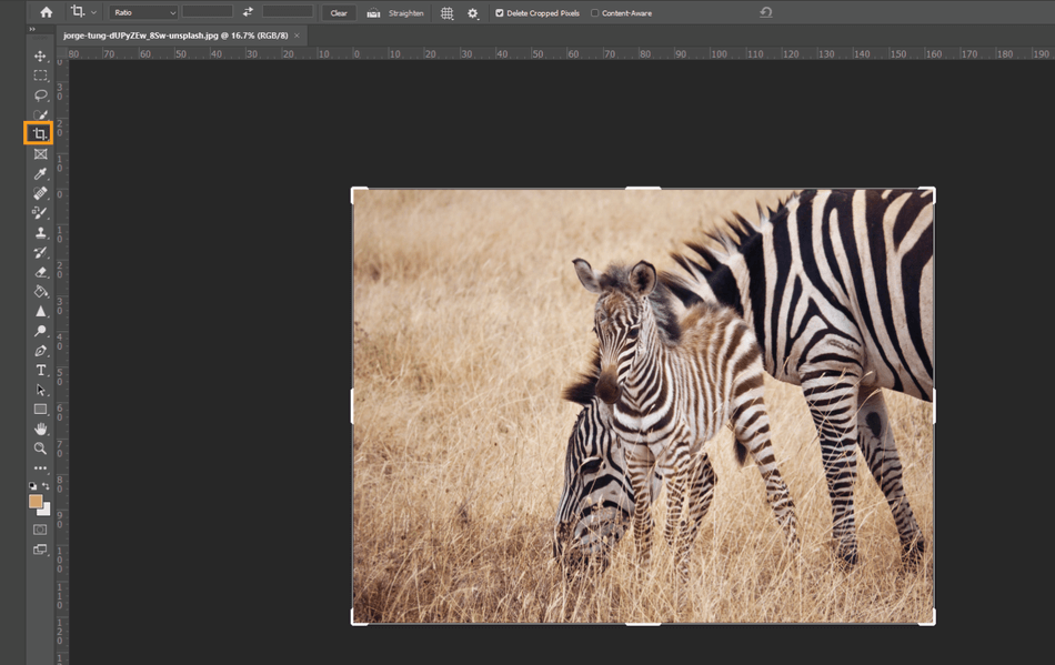 How to Crop in Photoshop 2