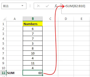 استفاده از عملگرهای ریاضی در تابع SUM-1