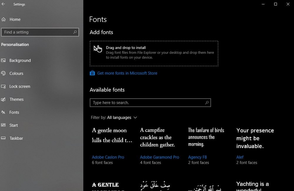 install-fonts-in-windows-settings