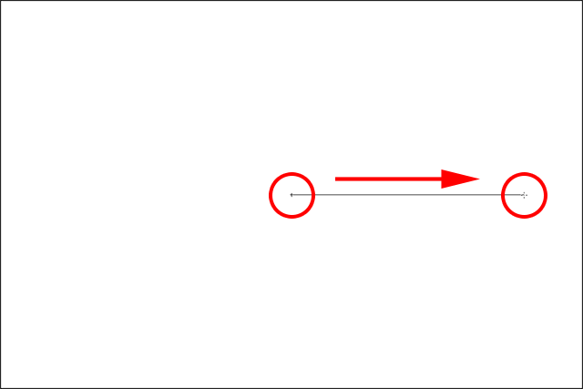 Drawing a diamond-style gradient out from the center of the document. 