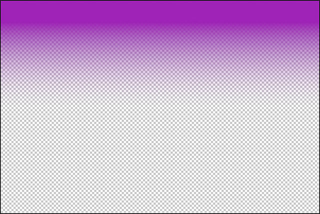 The purple to transparent gradient. 