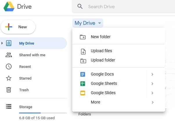 گوگل drive 