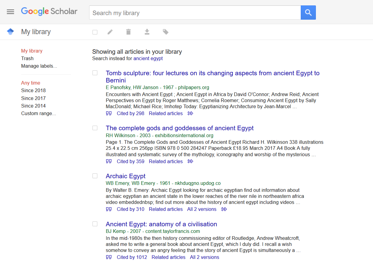 گوگل اسکالر را به یک کتابخانه خاص مرتبط کنید.