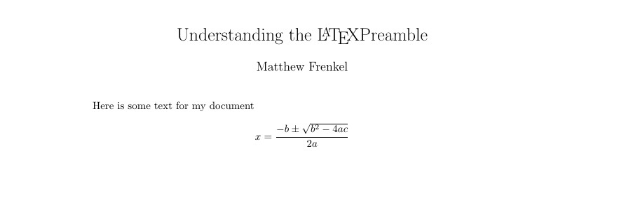 Screen capture of document produced by LaTeX.