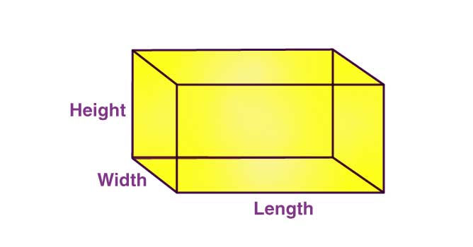 حجم مکعب مستطیل: روش محاسبه با مثال+ ویدیو